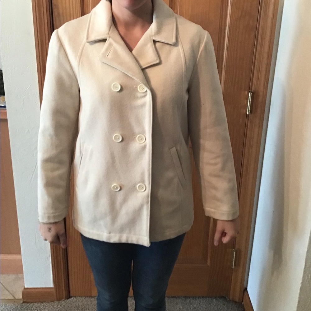 Cream Kids Peacoat-great condition